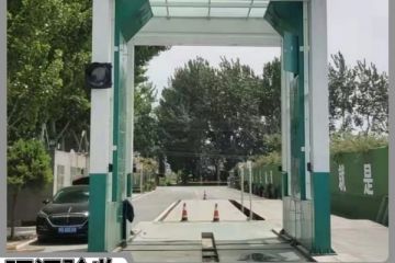 水泥攪拌車洗車機(jī)-無盲角清洗環(huán)評驗收更輕松[隆茂鑫晟]